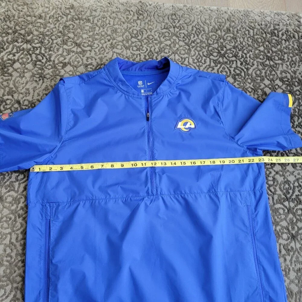 Los Angeles Rams Nike On Field Short Sleeve Windbreaker Size L